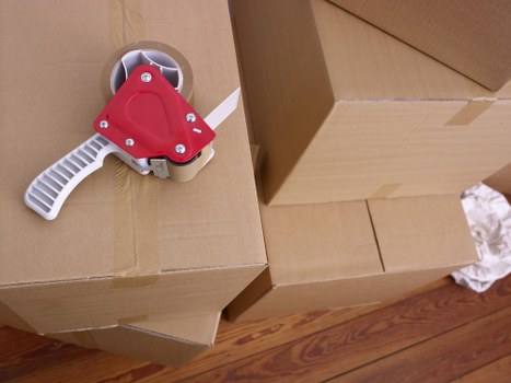 Kennington moving service transporting boxes and furniture