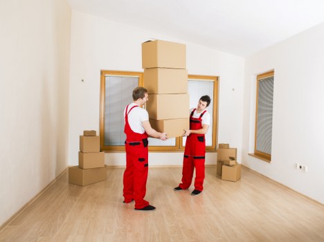 Fragile items carefully wrapped for a Kennington move