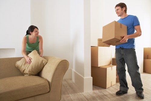 Organized storage space in Kennington for personal belongings